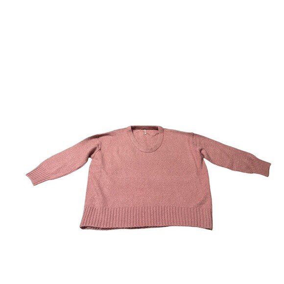 Free People Sweaters - New  Free People Brookside Sweater Tunic Pink Long Sleeve Scoop Neck Medium